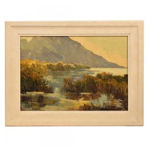 DIPINTI ANTICHI, ART DECO, PAESAGGI AD OLIO, PITTORI DEL 900 SECOLO. (QP383)
